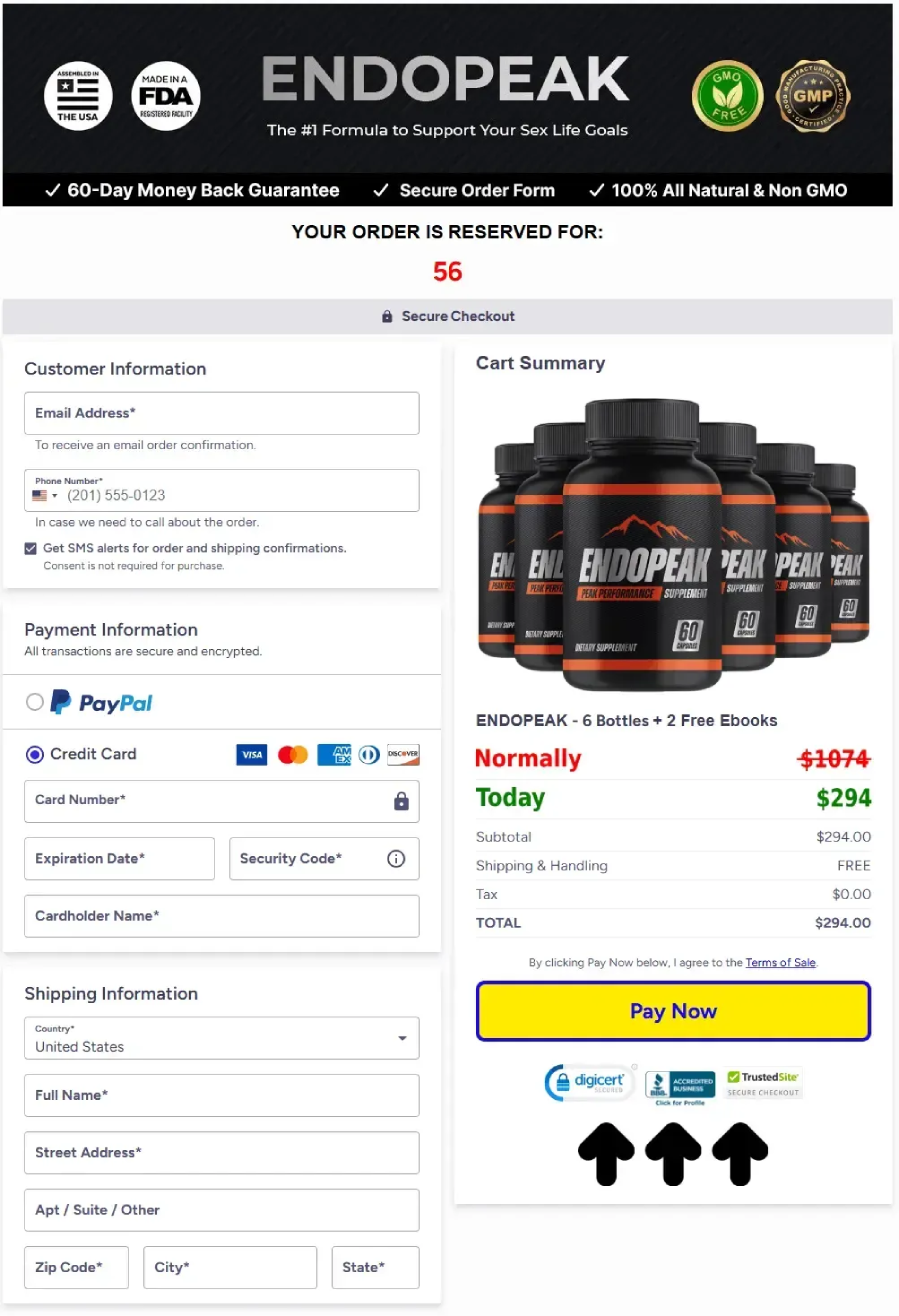 EndoPeak order
